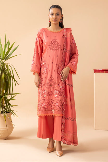 3 Piece - Embroidered Doriya Viscose - Tassur 107
