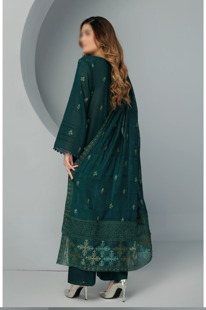 3 Piece - Lawn Karandi - Victoria 101