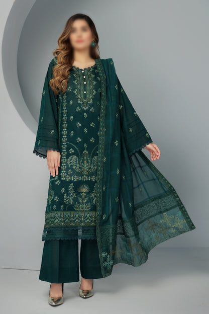 3 Piece - Lawn Karandi - Victoria 101