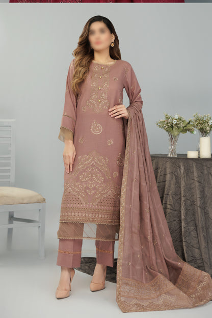 3 Piece - Lawn Karandi - Victoria 105