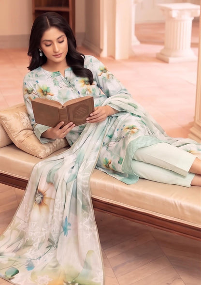 3 Piece - Embroidered Lawn - Fantak V177 - 10